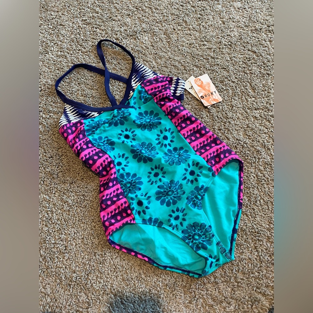 Roxy one piece swimsuit NWT kids